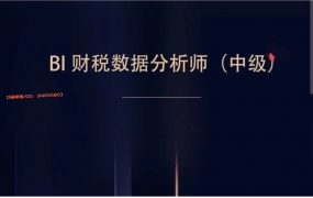 BI数据分析师(中级)系列课